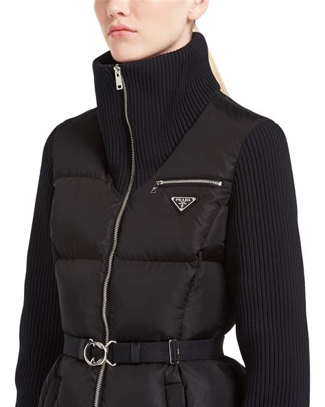 prada jacke sale|Prada puffer jacket ladies.